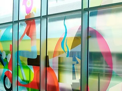 Clear Self Adhesive Vinyl Printing example